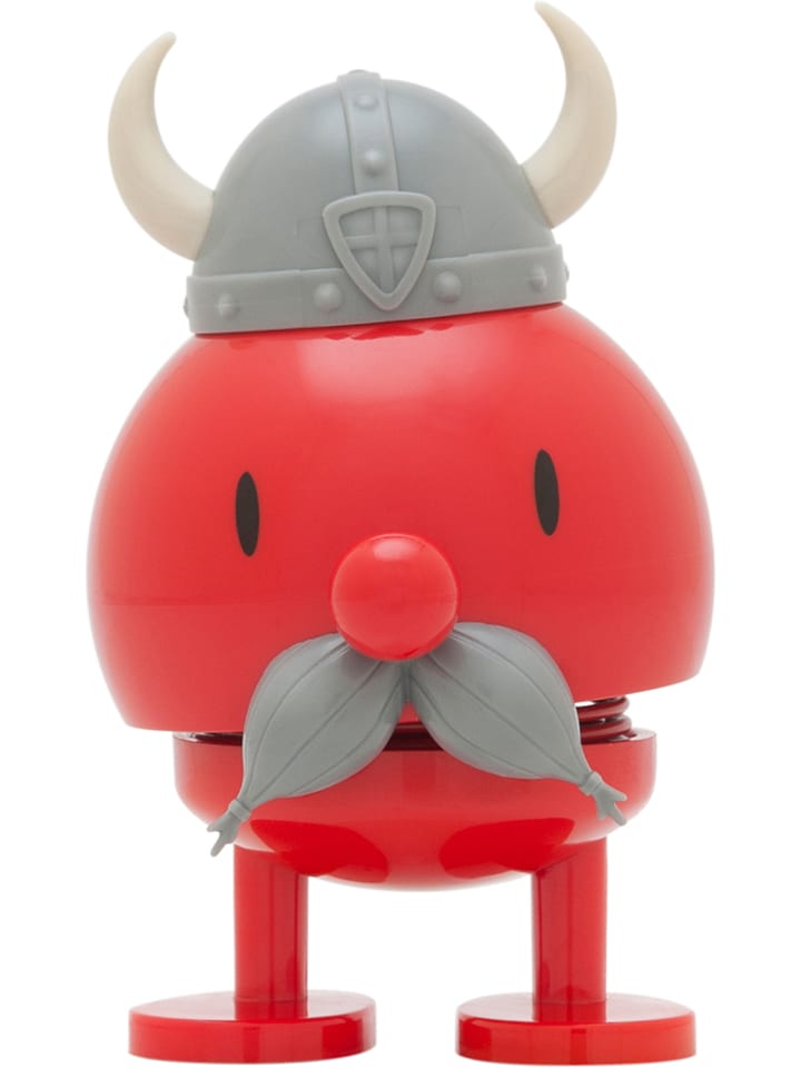 Hoptimist Figurka dekoracyjna "Viking Bumble S" w kolorze czerwonym - 5 x 8 x 5 cm rozmiar: onesize