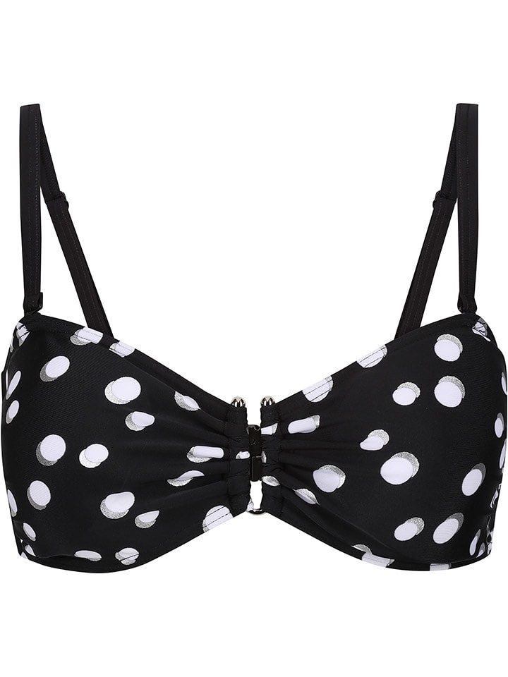 Biustonosz bikini "Aceana III" w kolorze czarno-białym