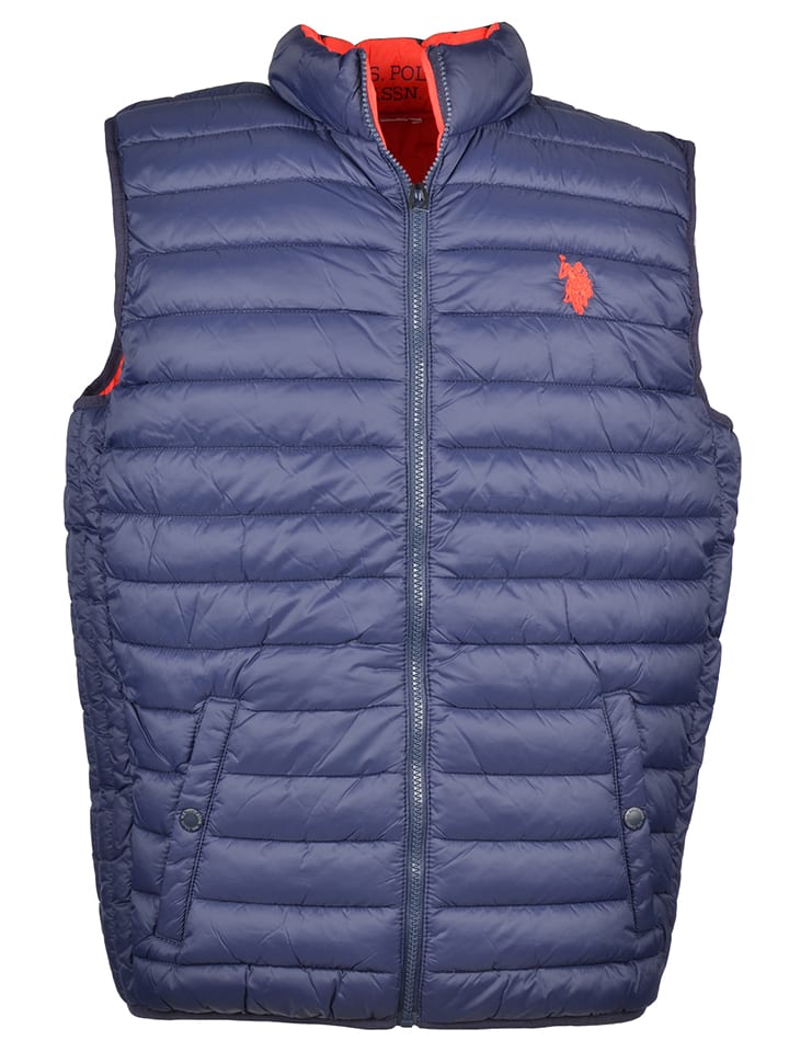 U.S. Polo Assn. Kamizelka pikowana w kolorze granatowym rozmiar: XXL