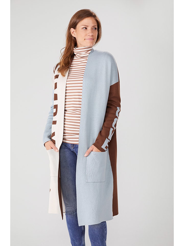 LIEBLINGSSTÜCK Kardigan w kolorze błękitno-brązowym rozmiar: 38