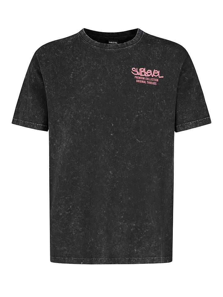 Sublevel Koszulka w kolorze antracytowym rozmiar: L
