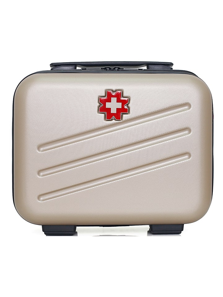 SWISS KOPPER Kosmetyczka "Zurich" w kolorze beżowym - 30 x 23 x 16 cm rozmiar: onesize