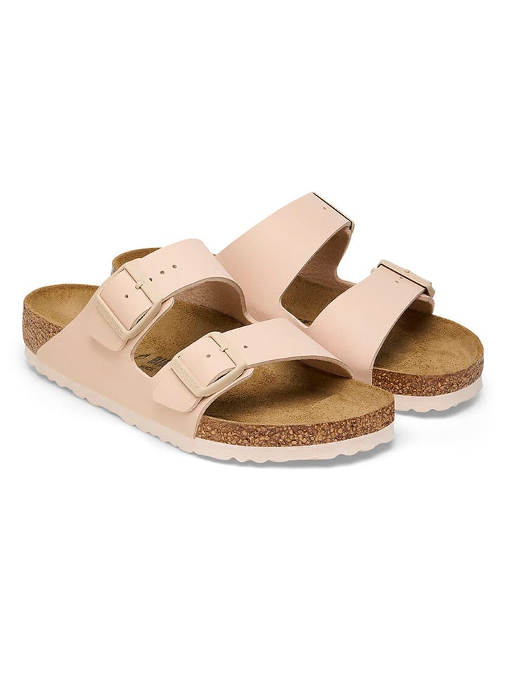 Birkenstock Klapki "Arizona" w kolorze beżowym rozmiar: 39