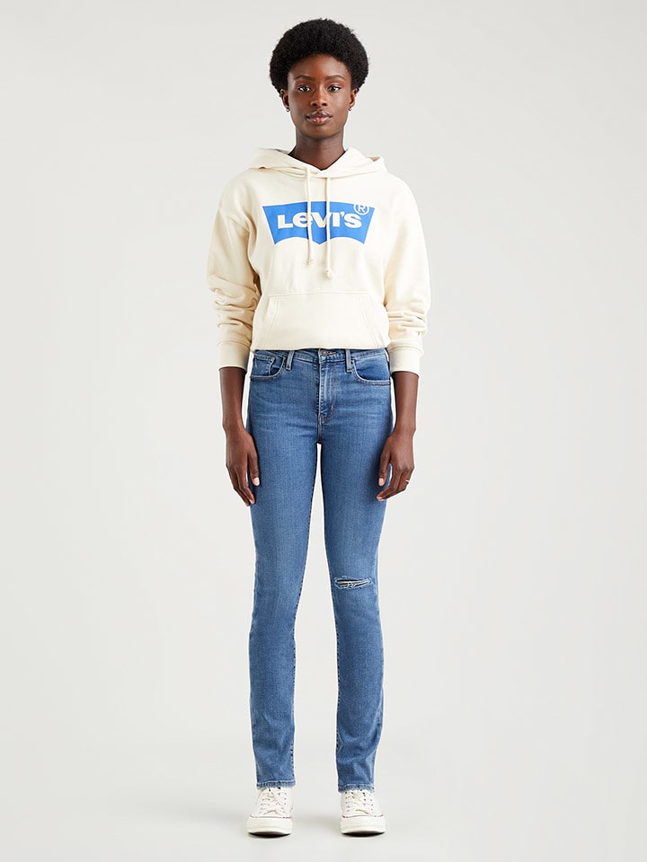 Levi´s Dżinsy "724" - Regular fit - w kolorze niebieskim rozmiar: W26/L32