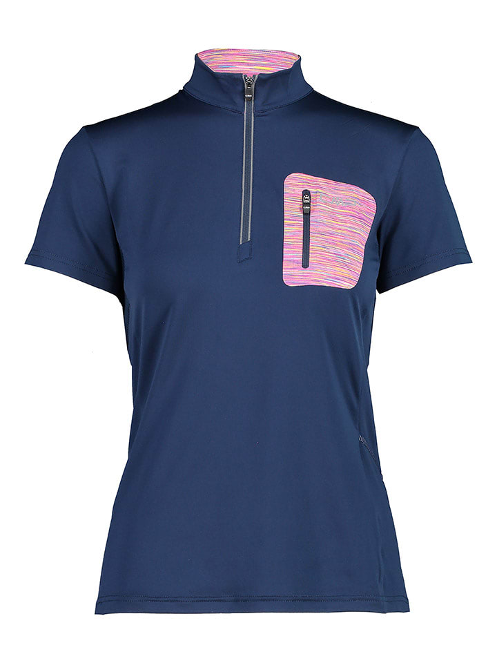 CMP Koszulka kolarska w kolorze granatowym rozmiar: 44