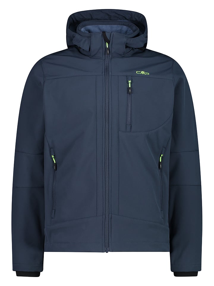 Kurtka softshellowa w kolorze granatowym