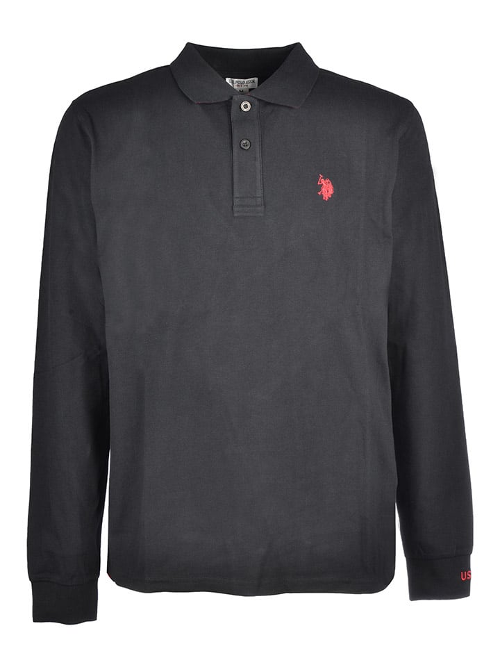 U.S. Polo Assn. Koszulka polo w kolorze czarnym rozmiar: XL