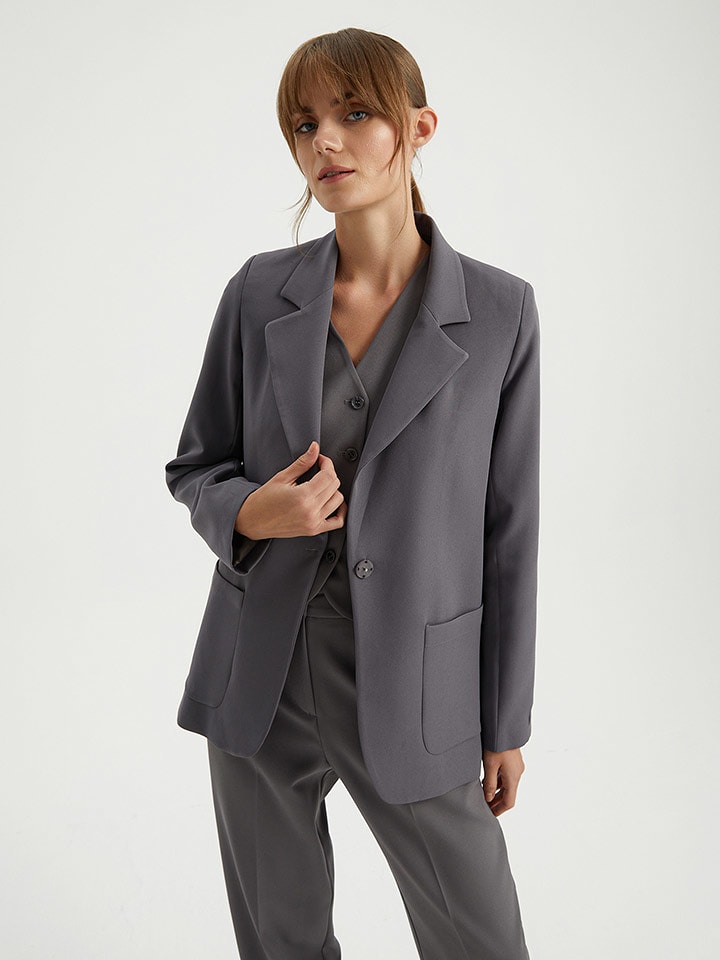 BGN Blezer w kolorze szarym rozmiar: 36