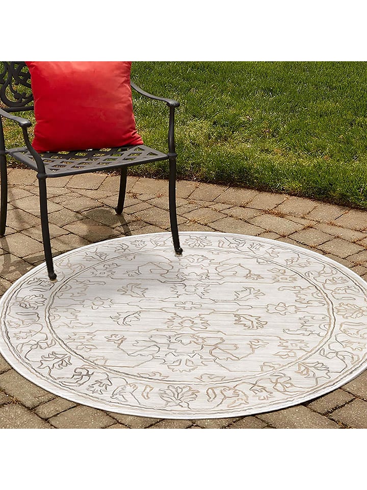 ABERTO DESIGN Dywan w kolorze kremowym rozmiar: 120 cm