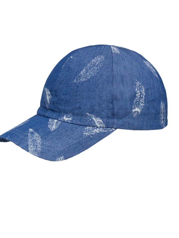 Döll Czapka z daszkiem w kolorze niebieskim ze wzorem rozmiar: 53 cm