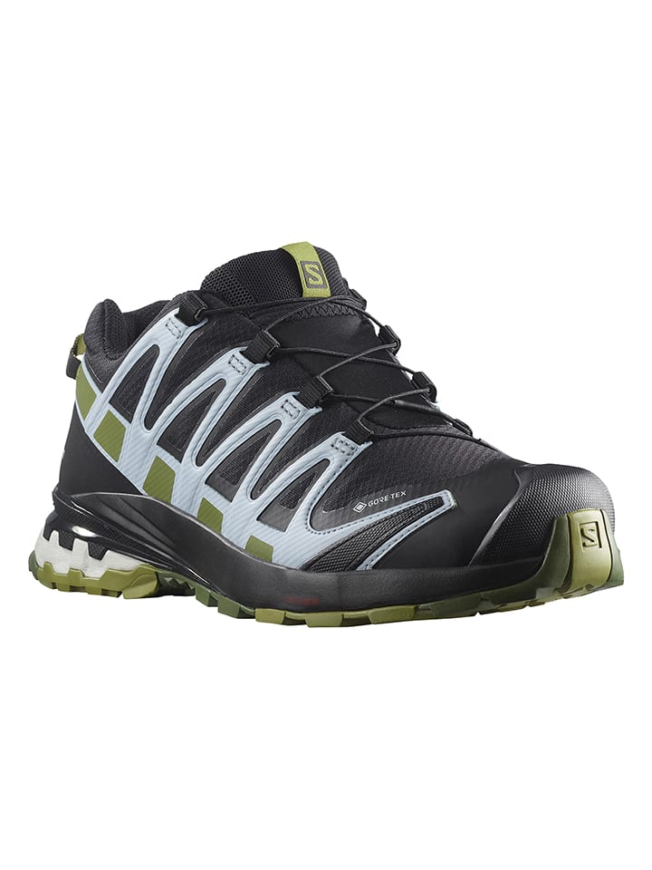 Buty "Xa Pro 3D v8 Gore-Tex" w kolorze czarno-białym do biegania