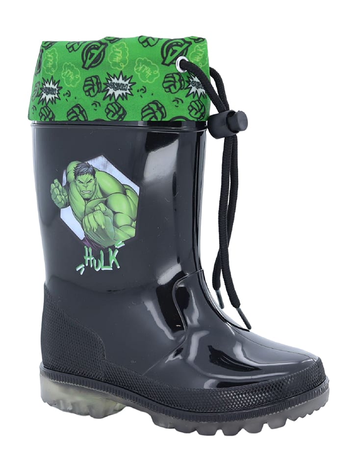 Silver Kalosze w kolorze zilono-czarnym rozmiar: 27