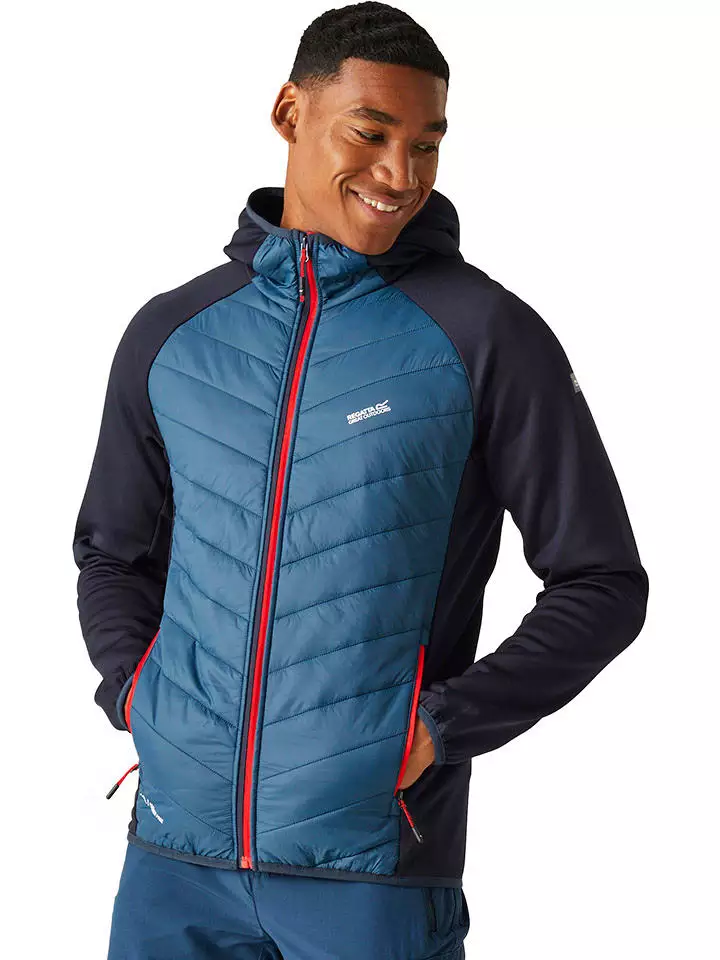 Regatta Kurtka hybrydowa "Andreson VIII" w kolorze niebiesko-granatowym rozmiar: M