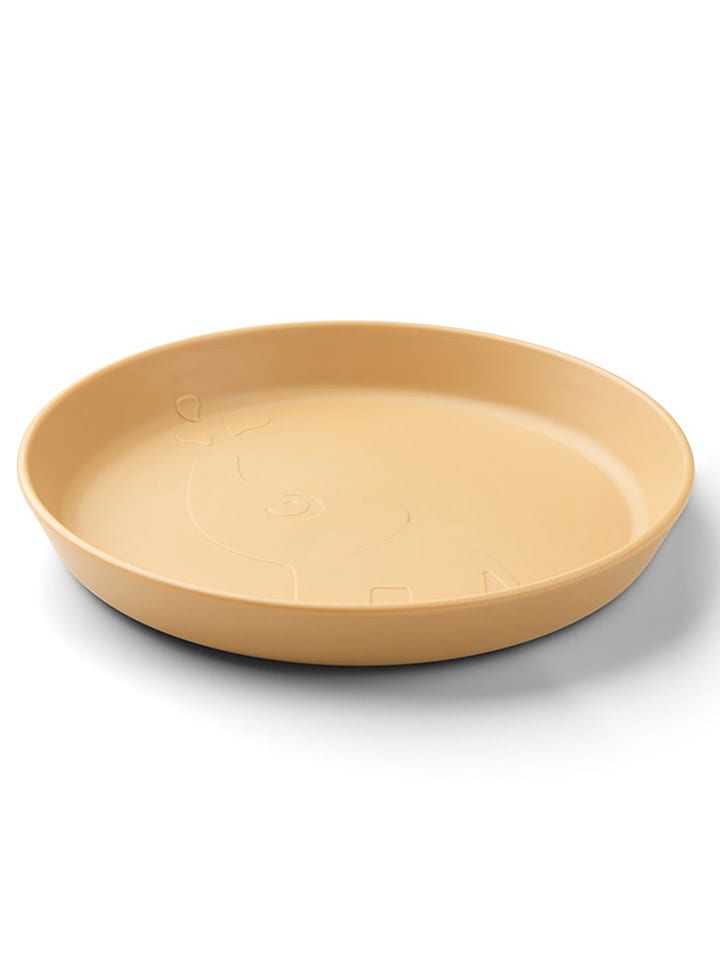 done by deer Talerz "Elphee" w kolorze żółtym do nauki jedzenia - Ø 18,5 cm rozmiar: onesize