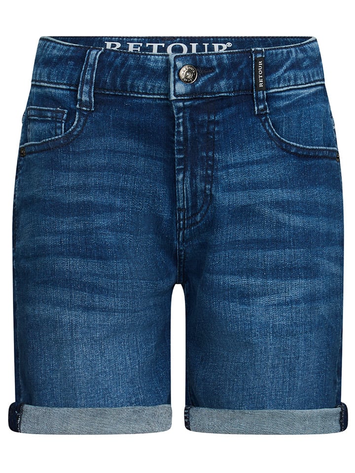 Retour Szorty dżinsowe "Geerten" w kolorze granatowym rozmiar: 164