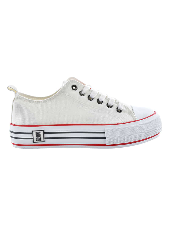 BIG STAR Sneakersy w kolorze kremowym rozmiar: 38