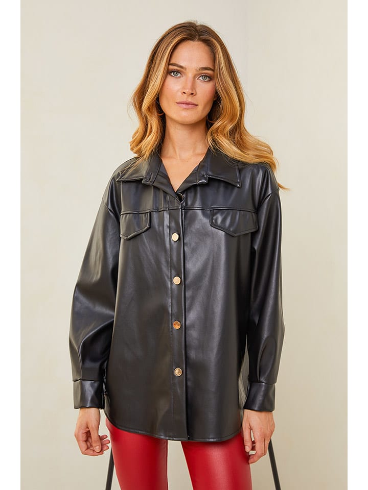 Plume Koszula "Fily" w kolorze czarnym rozmiar: S