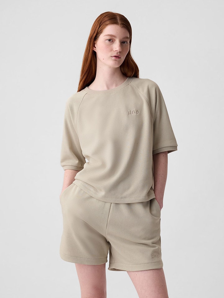 GAP Koszulka w kolorze beżowym rozmiar: XS