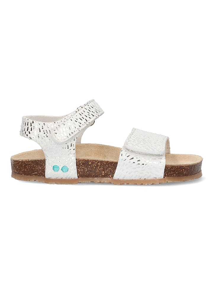 BunniesJR Sandały w kolorze srebrno-białym rozmiar: 31