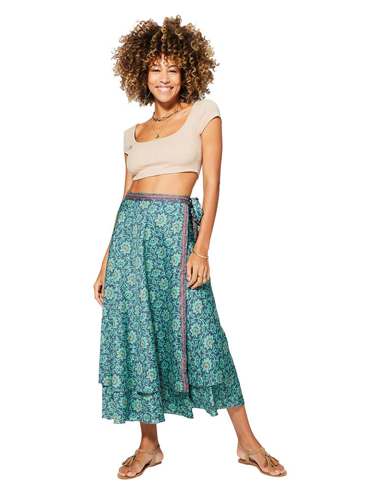 Ipanima Spódnica w kolorze zielono-jasnoróżowo-czarnym rozmiar: 34-42