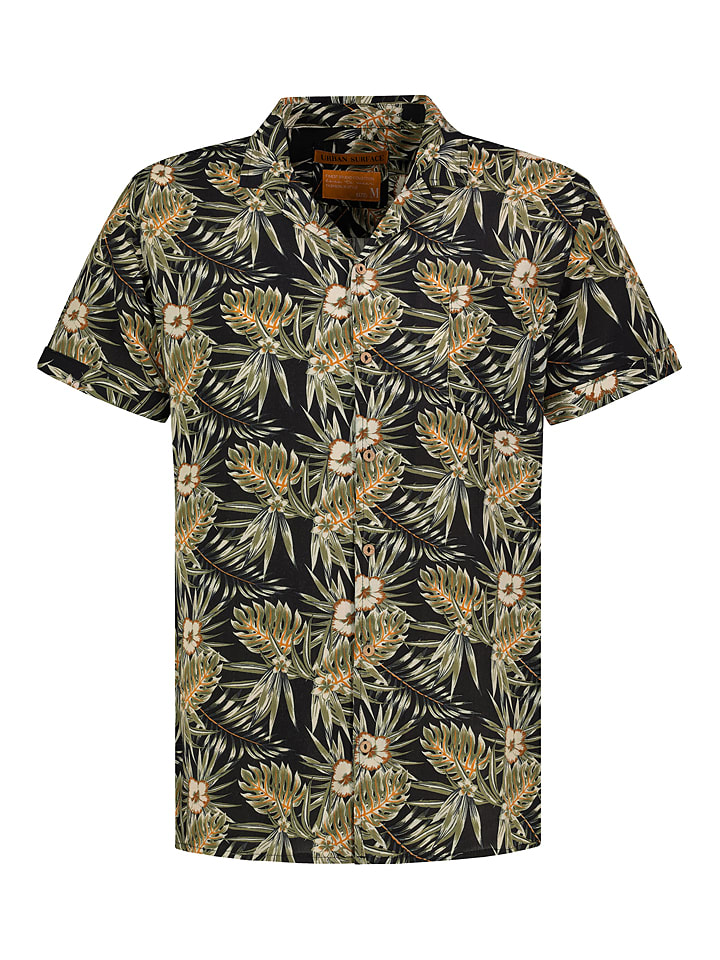 Urban Surface Koszula - Regular fit - w kolorze czarno-beżowym rozmiar: M