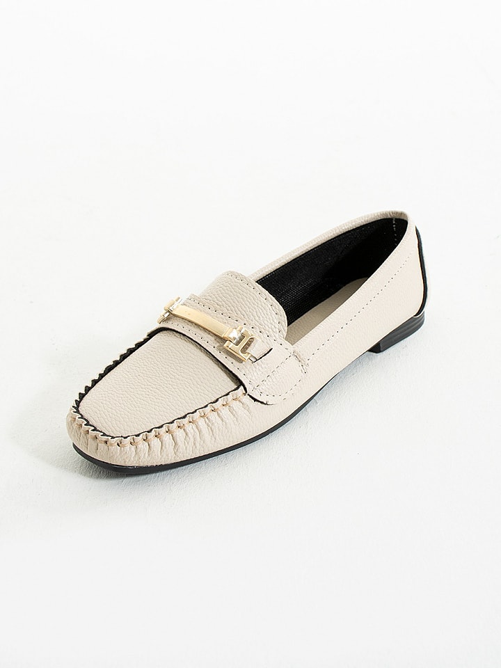 Gerois Mokasyny w kolorze beżowym rozmiar: 38