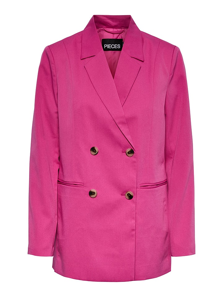 Pieces Blezer "Amalie" w kolorze różowym rozmiar: XS