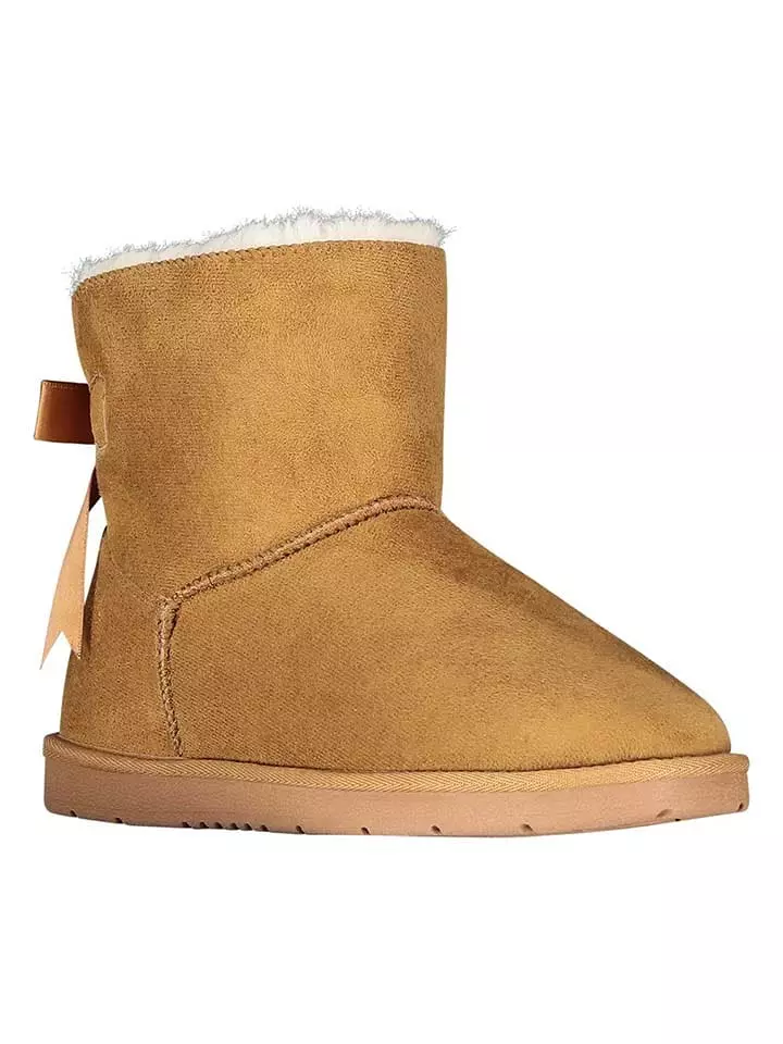 Geographical Norway Botki zimowe "Odouce" w kolorze jasnobrązowym rozmiar: 37