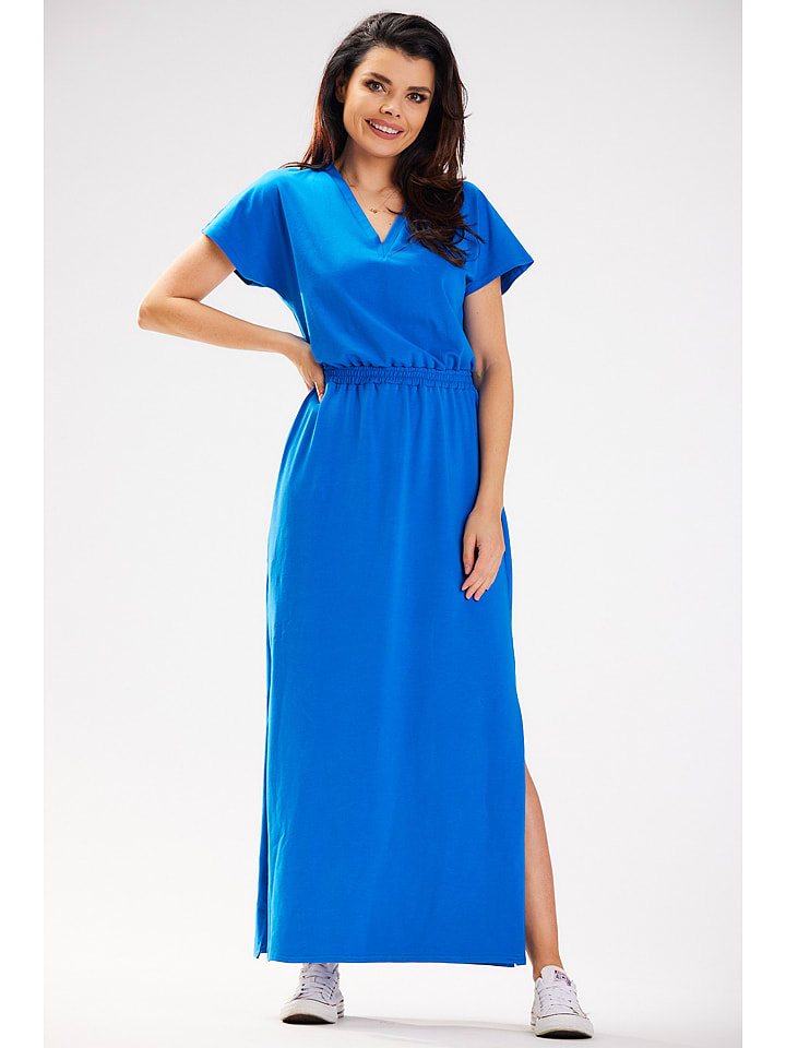 INFINITE YOU Sukienka w kolorze niebieskim rozmiar: S