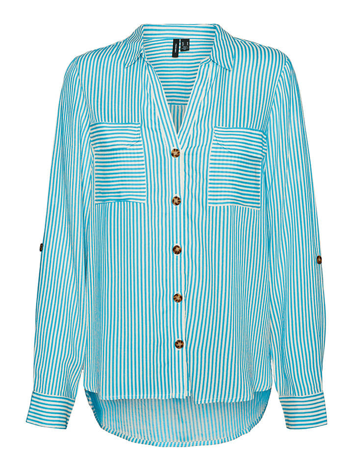 Vero Moda Koszula w kolorze turkusowym rozmiar: XXL