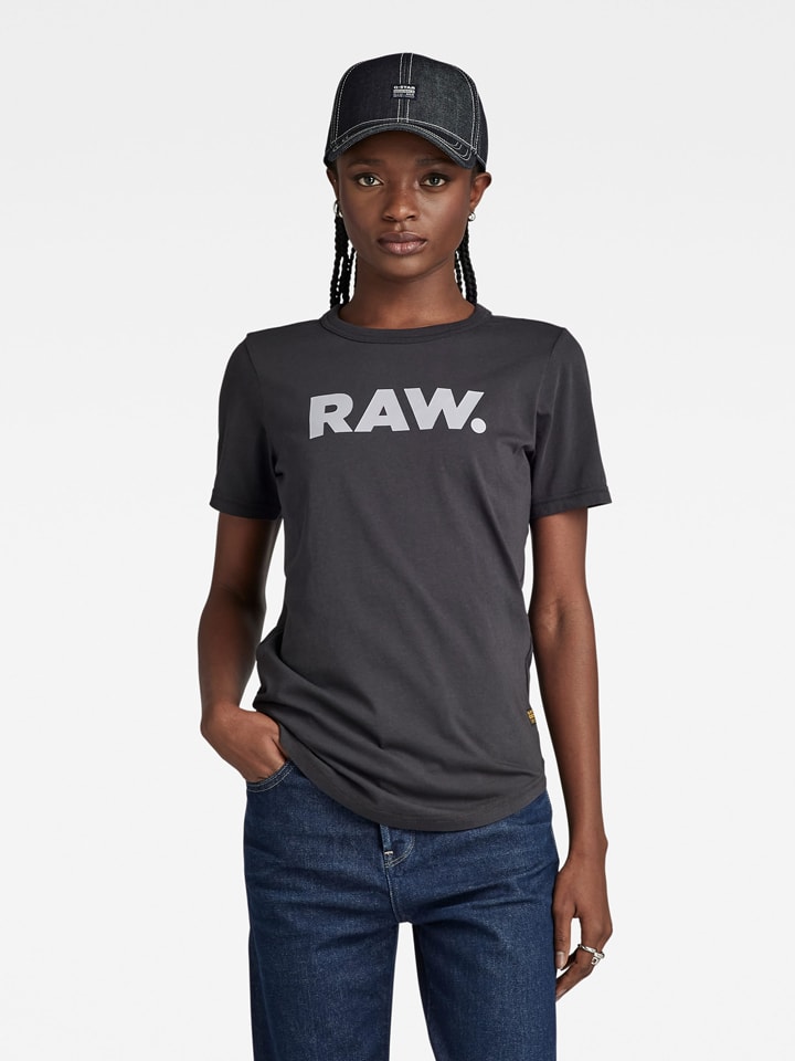 G-Star Koszulka "RAW." w kolorze antracytowym rozmiar: L