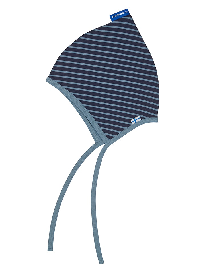 finkid Czapka "Poiju" w kolorze granatowym rozmiar: 44-46 cm