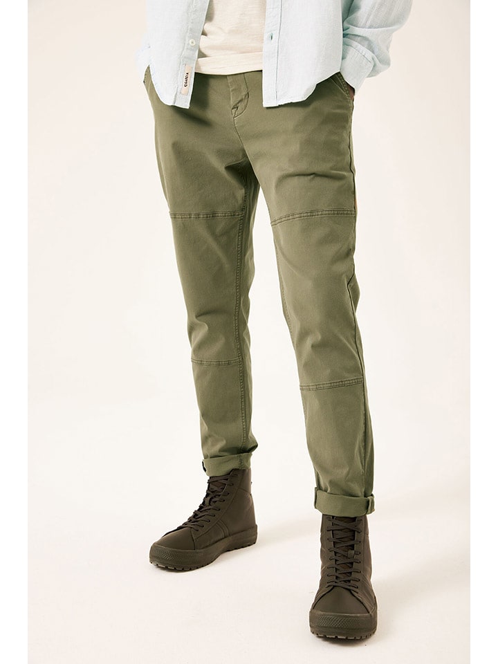 Garcia Spodnie chino w kolorze khaki rozmiar: XXL