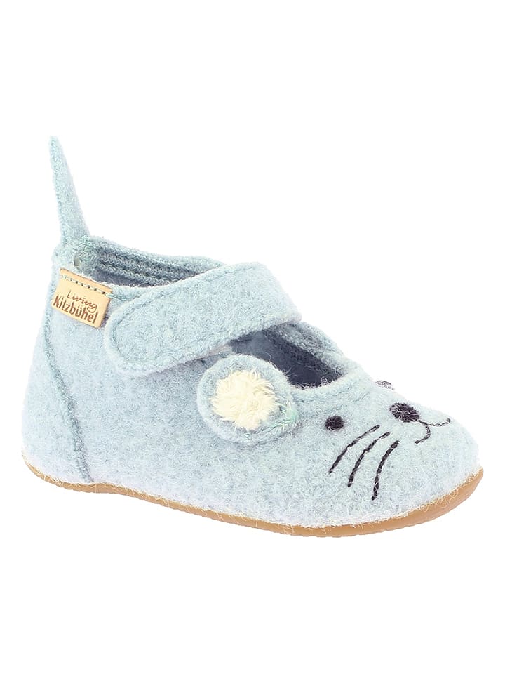 Living Kitzbühel Kapcie w kolorze błękitnym rozmiar: 29