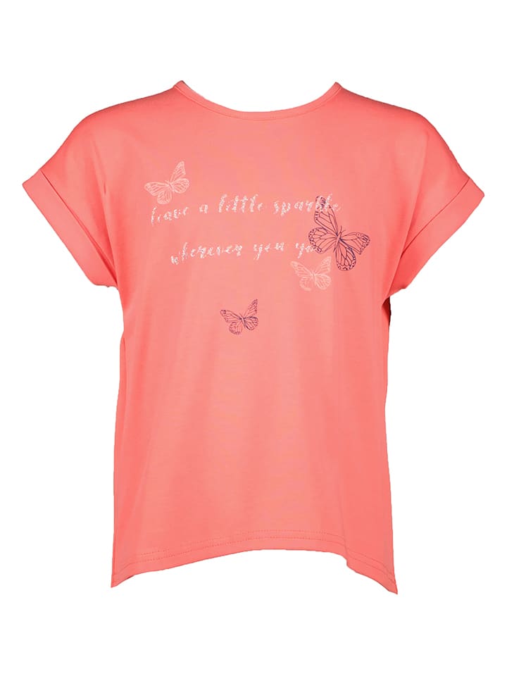 Koszulka w kolorze koralowym