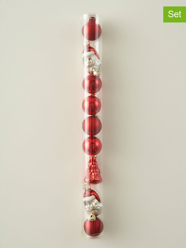 BELLA MAISON Bombki (9 szt.) w kolorze czerwonym rozmiar: onesize