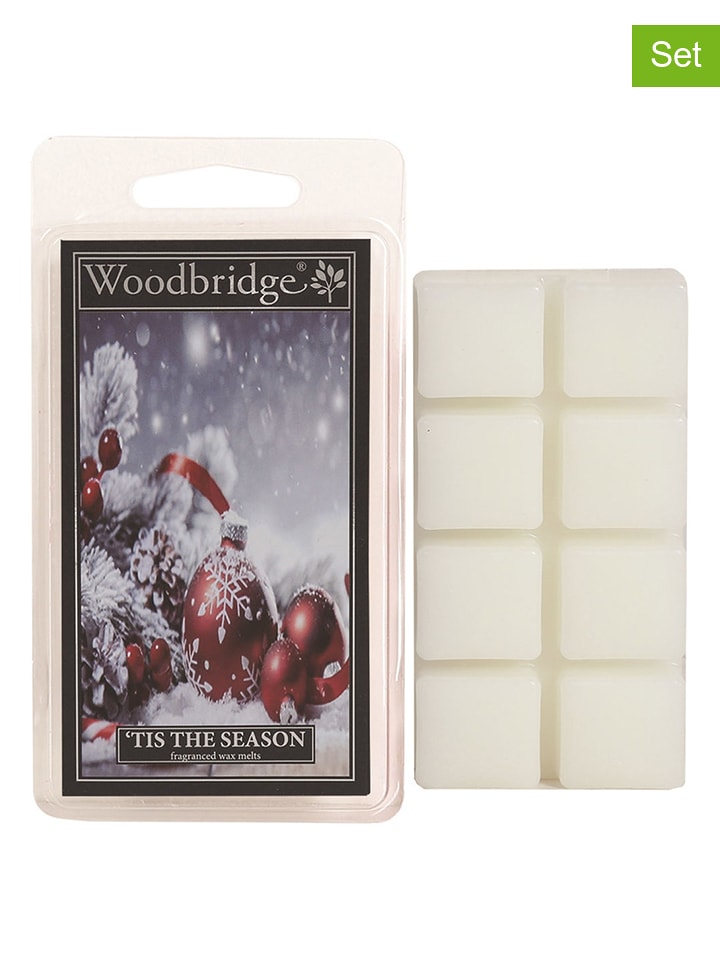 Woodbridge Wosk zapachowy (2 szt.) "Tis The Season" w kolorze białym - 2 x 68 g rozmiar: onesize