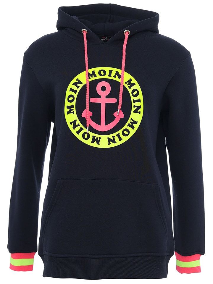 Zwillingsherz Bluza "Bailey" w kolorze granatowym rozmiar: S/M