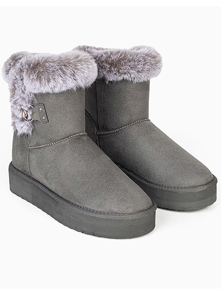 ISLAND BOOT Botki zimowe "Mooseland" w kolorze szarym rozmiar: 39