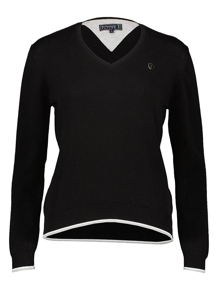 SIR RAYMOND TAILOR Sweter "Susan" w kolorze czarnym rozmiar: XL