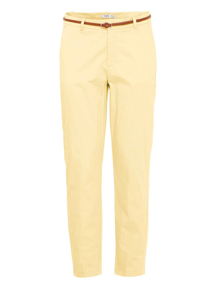 b.young Spodnie chino w kolorze żółtym rozmiar: 36