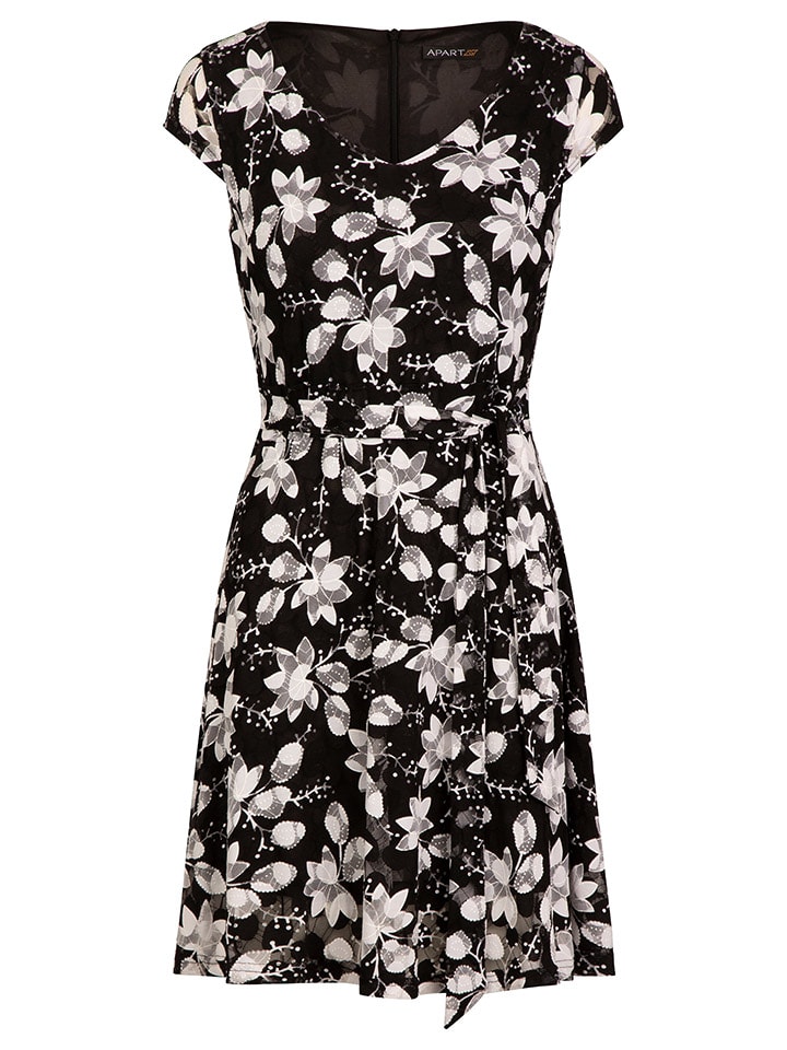 APART Sukienka w kolorze czarnym ze wzorem rozmiar: M