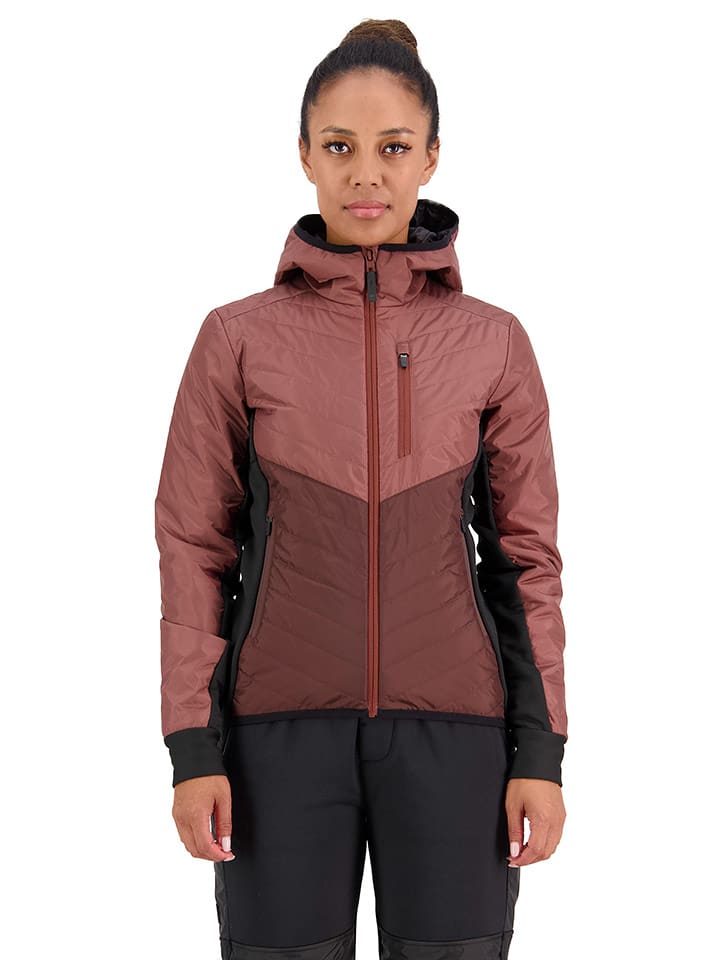 Mons Royale Kurtka funkcyjna "Neve Wool" w kolorze bordowym rozmiar: XS