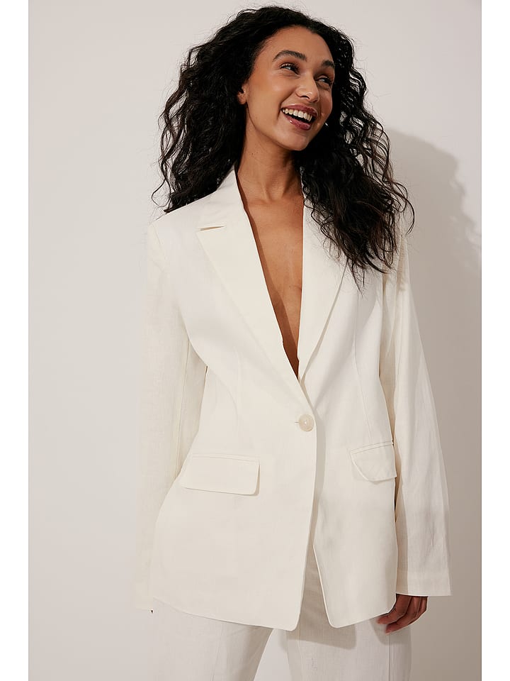 Blezer w kolorze jasnoszarym