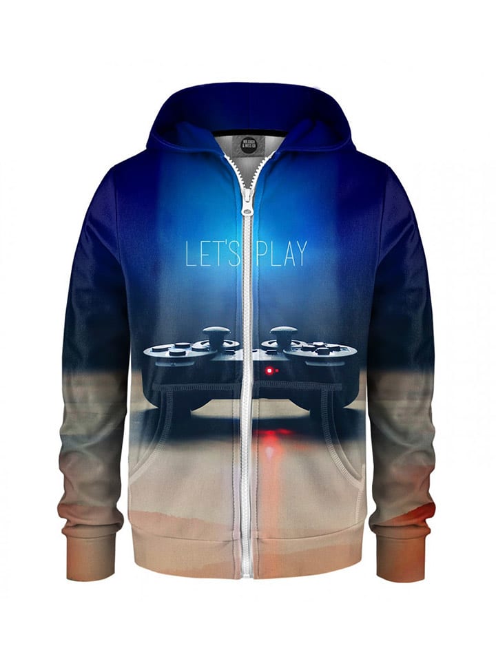 Mr GUGU & MISS GO Bluza w kolorze niebieskim ze wzorem rozmiar: 146/152