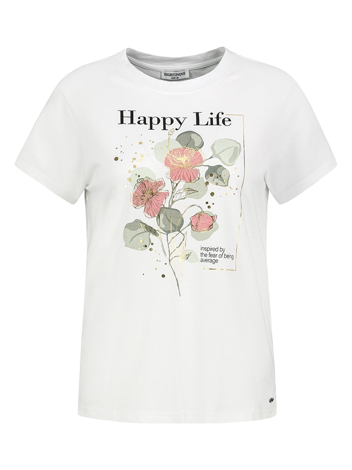 Eight2Nine Koszulka w kolorze białym rozmiar: L