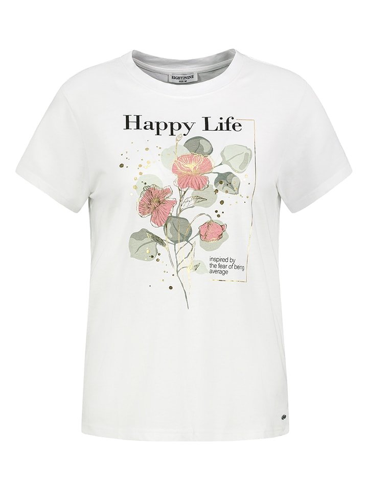 Eight2Nine Koszulka w kolorze białym rozmiar: L