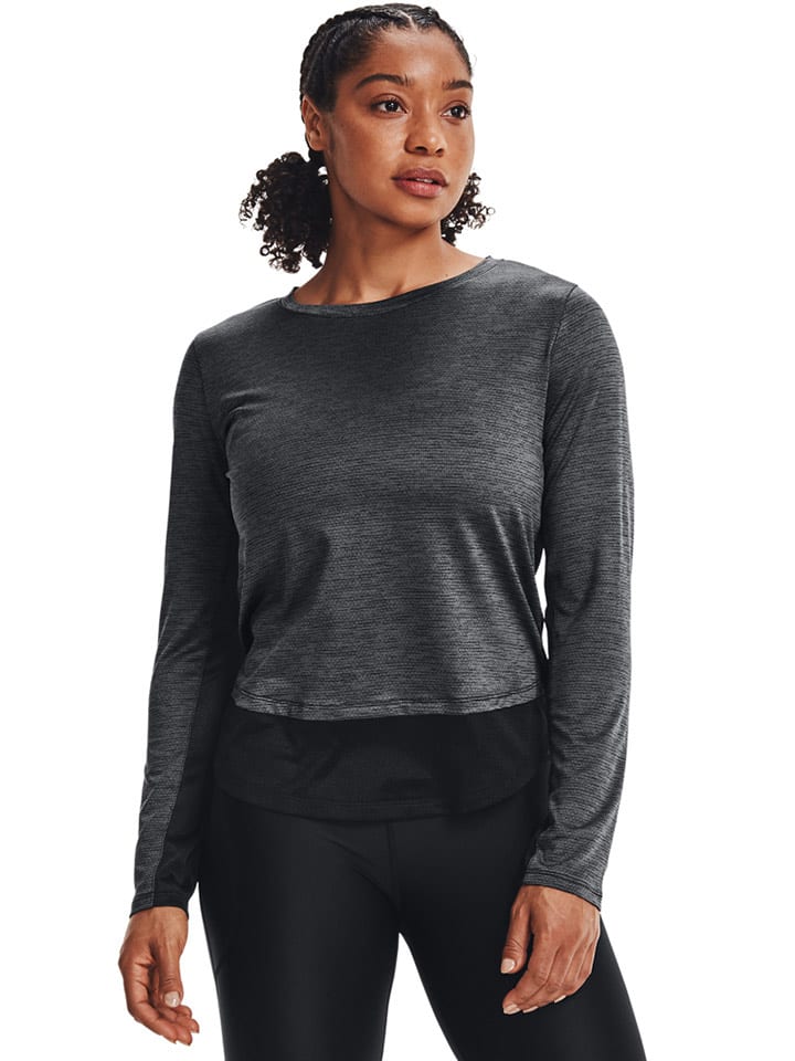 Koszulka funkcyjna w kolorze czarno-szarym