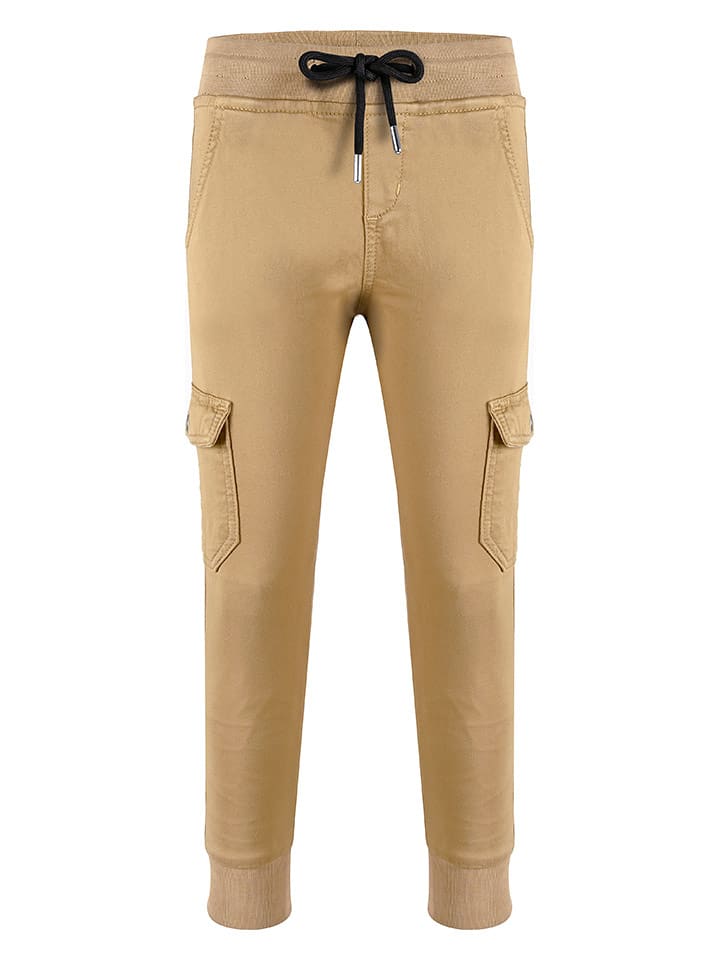 Blue Effect Bojówki w kolorze beżowym rozmiar: 170