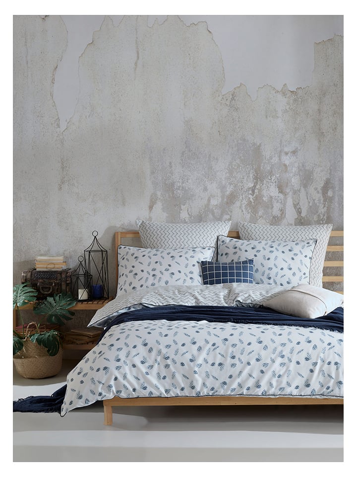 Elizabed Komplet pościeli renforcé "Fogila" w kolorze białym rozmiar: 240x220 cm